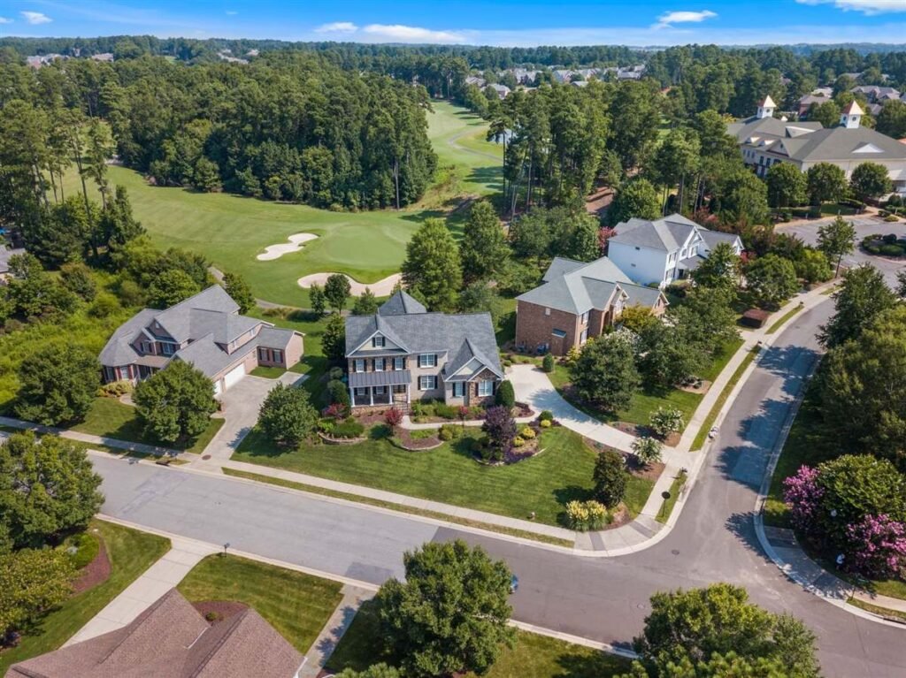 Service Areas 2 Aerial view of Raleigh NC, part of our mold removal service area near Cary NC